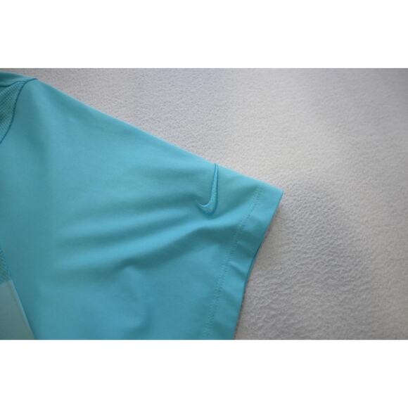 Nike Golf Polo Dri Fit Standard Fit Striped Short Sleeve Shirt Mens Sz Large - Picture 6 of 8